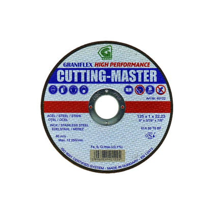 Disc subtire de debitare pentru otel profilat si inox Graniflex Cutting Master 230x1,9x22,23