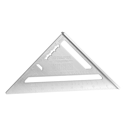 Rigla triunghi aluminiu, gradata, 18 cm - Truper