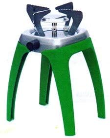 RESIGILAT: Mini aragaz portabil camping PROVIDUS 4 picioare, 1 ochi de ardere cu valva de 7/16