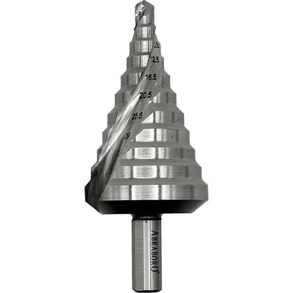 Burghiu in trepte de precizie ABRABORO HSS-G nr. 2, 4,0 - 30,0 X 72 mm