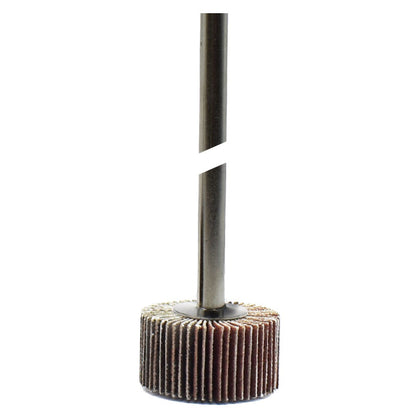 Roata lamelara  abraziva  cu tija ABRABORO tip RG, cu coada extra lunga 20 X 15 X 100 mm X 80