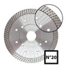 Disc pentru ceramica ABRABORO NR. 20, 125 X 22,23 X 1,5 mm