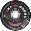 Disc de taiere ABRABORO Premium pentru metal si inox 125 X 0,8 X 22 mm T42