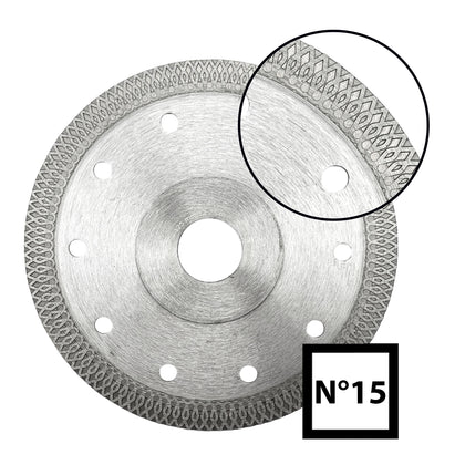 Disc diamantat pentru ceramica ABRABORO NR. 15, 125 X 22,23 mm