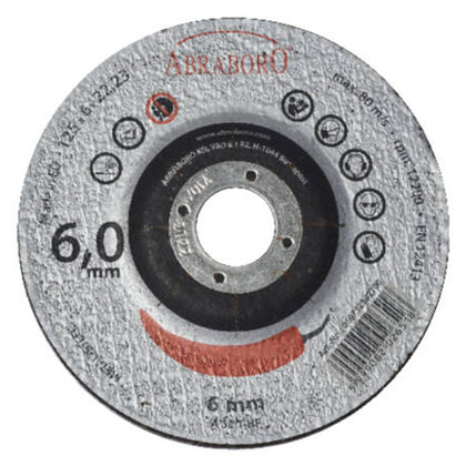 Disc de polizat ABRABORO pentru metal 125 X 6 X 22 mm
