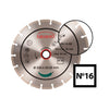 Disc diamantat universal ABRABORO Nr. 16, 350 x 25,4 mm