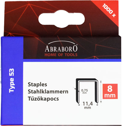 Capse ABRABORO tip A-53, 11,4 x 12 mm, 1000 buc.