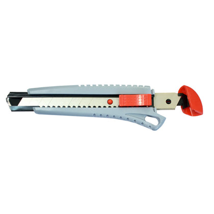 Cutter ABRABORO cu carcasa din ABS, lama segmentata 18 mm, 2 lame de rezerva