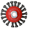 Perie conica ABRABORO cu sarma rasucita, Ø100 mm, M14, sarma 0,50 mm SUP