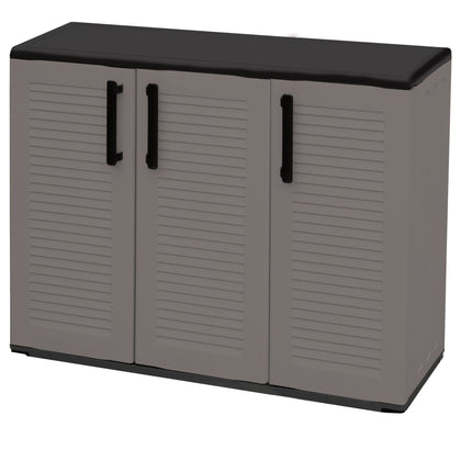 Dulap cu inaltime redusa din polipropelina, materiale reciclabila si eco, este echipat cu balamale de otel si rafturi reglabile 1020x370x840mm  ArtPlast