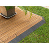 Placa podea lemn pentru exterior cu suport de scurgere incorporat 118*40 cm, Artplast