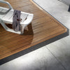 Placa podea lemn pentru exterior cu suport de scurgere incorporat 118*40 cm, Artplast