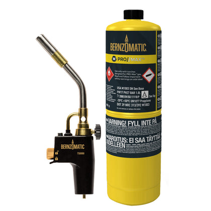 Set de lipire BERNZOMATIC, arzator TS8000 cu butelie Mapp/Pro 400gr
