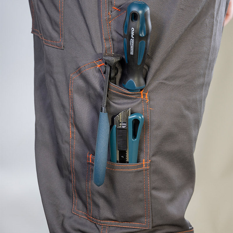 Pantaloni salopeta cu pieptar din bumbac mar. l/52 BPP7031