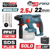 Ciocan rotopercutor sds plus Bormann PRO 20V,li-ion, 2.0 j, fara acu. si incarcator (fara perii), Mdel BBP5300