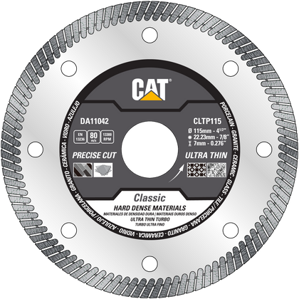 RESIGILAT: Disc diamantat CAT clasic pentru materiale dense, 125 mm, Model DA11043