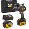 Masina de gaurit cu percutie CAT, 18V, 80NM, cu 2 acu 4.0 AH cu incrcator 4A si valiza, Model DX13.1
