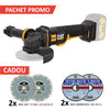 PROMO: Polizor unghiular CAT DX314B, 18 V, 125 mm, fara acumulator si incarcator + 2 discuri diamantate CAT si 2 discuri Graniflex cadou