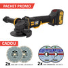PROMO: Polizor unghiular CAT DX31B, 18 V, 115 mm, fara acumulator si incarcator + 2 discuri diamantate CAT si 2 discuri Graniflex cadou
