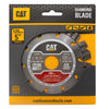 Disc diamantat CAT segmentat pentru materiale dure, 125 mm, 600 PRO, Model DA33008