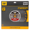 Disc diamantat CAT segmentat pentru materiale dure, 350 mm, 600 PRO, Model DA33012