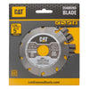 Disc diamantat CAT segmentat pentru uz general, 125 mm, 600 PRO, Model DA33016