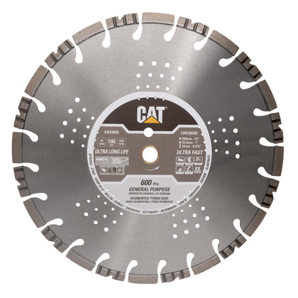 RESIGILAT: Disc diamantat CAT segmentat pentru uz general, 350 mm, 600 PRO, Model DA33020