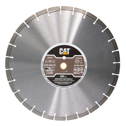 Disc diamantat CAT segmentat pentru materiale abrazive, 400 mm, 600 PRO, Model DA33025