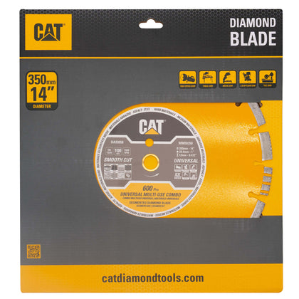 Disc diamantat CAT pentru uz universal, 350 mm, 600 PRO, Model DA33058