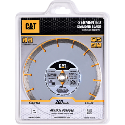 RESIGILAT: Disc diamantat CAT segmentat pentru uz general, 230 mm, 200 TRADE, Model DA30008