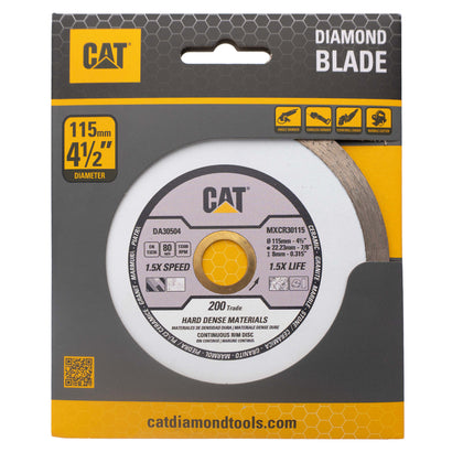 Disc diamantat CAT continuu pentru ceramica/portelan,  115 mm, 200 TRADE, Model DA30504