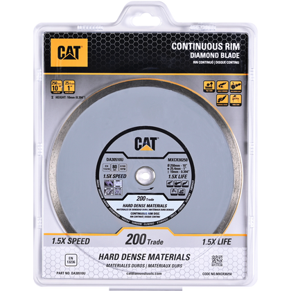 RESIGILAT: Disc diamantat CAT continuu pentru ceramica/portelan, 150 mm, 200 TRADE, Model DA30506