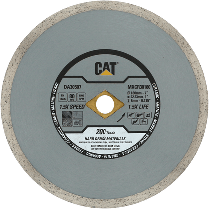 RESIGILAT: Disc diamantat CAT continuu pentru ceramica/portelan, 150 mm, 200 TRADE, Model DA30506