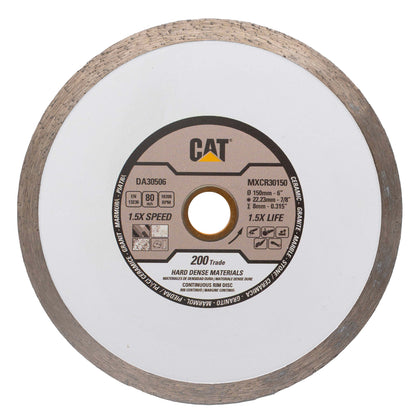 RESIGILAT: Disc diamantat CAT continuu pentru ceramica/portelan, 150 mm, 200 TRADE, Model DA30506