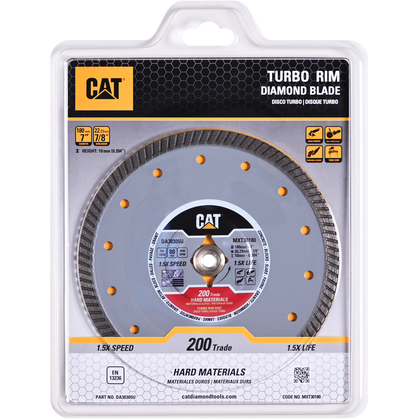 RESIGILAT: Disc diamantat CAT turbo pentru materiale dure, 180 mm, 200 TRADE, Model DA30305