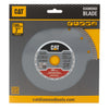 Disc diamantat CAT turbo pentru materiale dure, 180 mm, 200 TRADE, Model DA30305