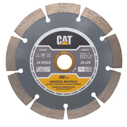 Disc diamantat CAT segmentat pentru uz universal, 125 mm, 400 PRO, Model DA32003