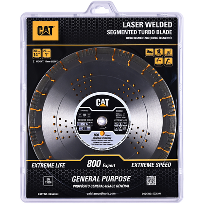 RESIGILAT: Disc diamantat CAT segmentat pentru uz general, 230 mm, 800 EXPERT, Model DA34014