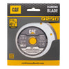 Disc diamantat CAT continuu pentru materiale dense, 115 mm, 600 PRO SILENT, Model DA33501