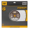 Disc diamantat CAT continuu pentru materiale dense, 350 mm, 600 PRO SILENT, Model DA33509