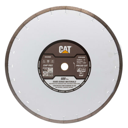 Disc diamantat CAT continuu pentru materiale dense, 350 mm, 600 PRO SILENT, Model DA33509