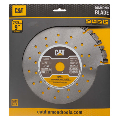 Disc diamantat CAT pentru materiale dure, 230 mm, 400 PRO, Model DA32803