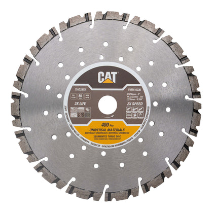 Disc diamantat CAT pentru materiale dure, 230 mm, 400 PRO, Model DA32803