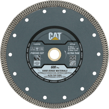 RESIGILAT: Disc diamantat CAT armat pentru materiale dure, 115 mm, 600 PRO CORE, Model DA33700