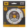 Disc diamantat CAT armat pentru materiale dure, 125 mm, 600 PRO CORE, Model DA33701