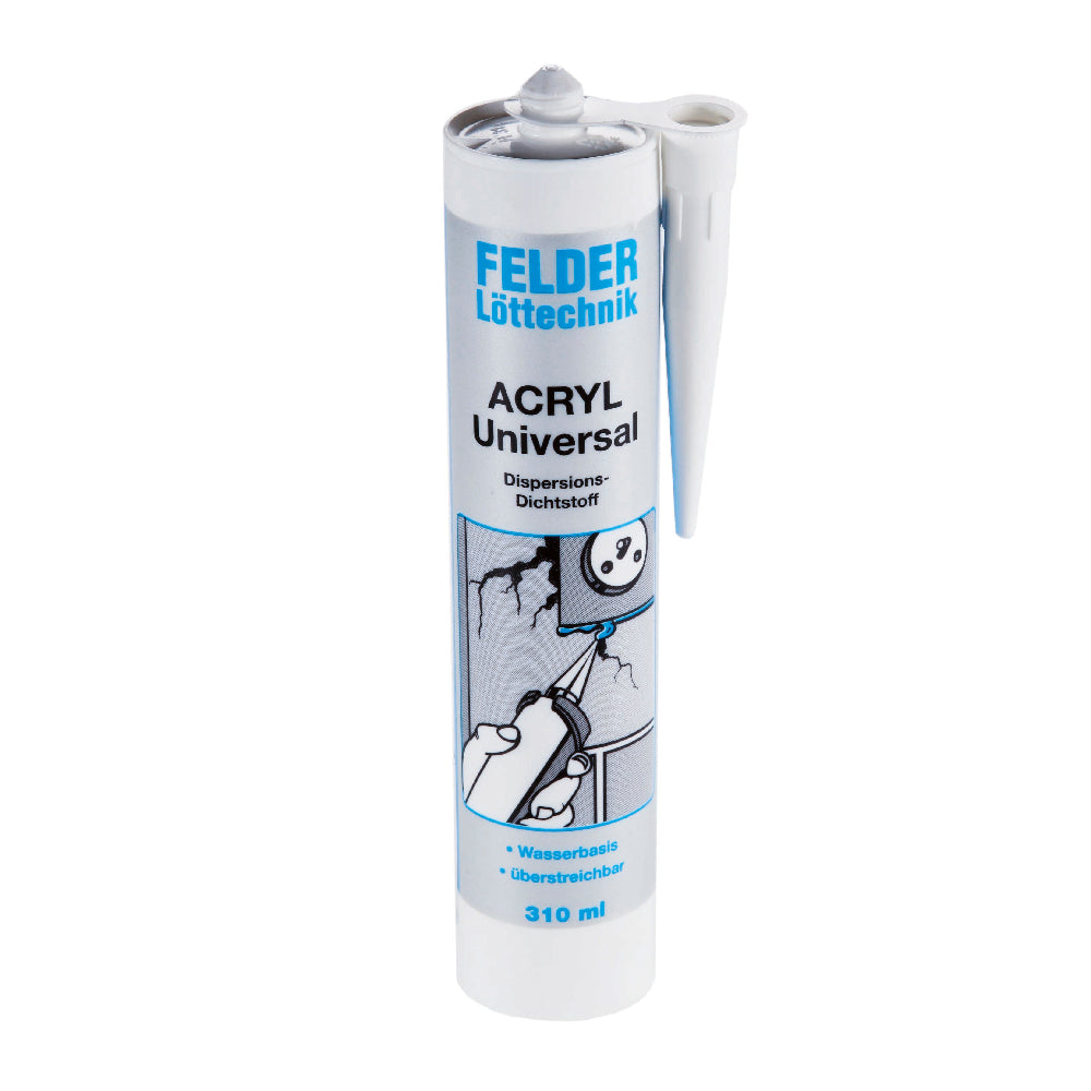 Silicon sanitar rezistent la temperaturi inalte Felder 310 ml acryl alb