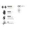 Manusi de protectie G-BASE W-GUARD NITRIL Marimea: 10, GEBOL