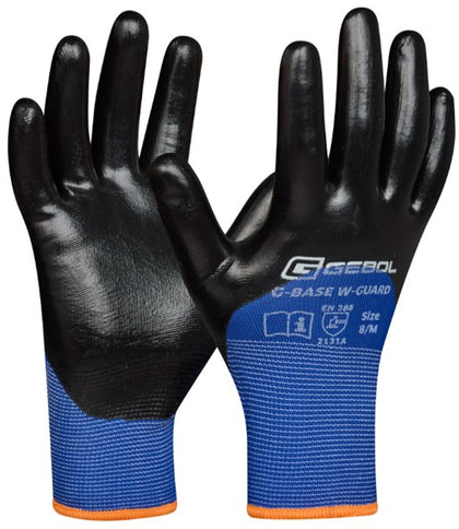 Manusi de protectie G-BASE W-GUARD NITRIL Marimea: 9, GEBOL