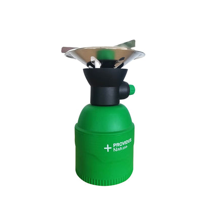 RESIGILAT: Mini aragaz portabil camping PROVIDUS cu corp ABS cu aprindere PIEZO