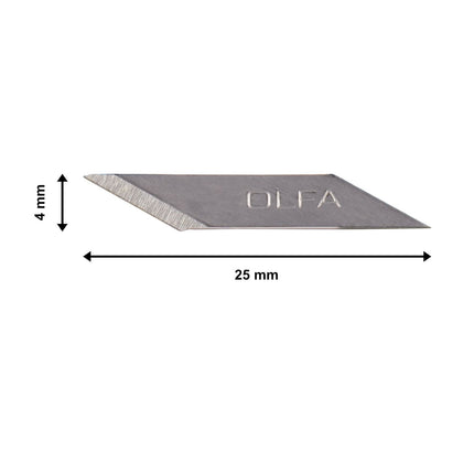 Cutit OLFA pentru decoratii  – model AK-5, SET/30 buc lame de rezerva